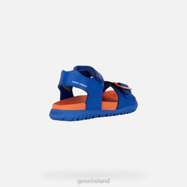 Geox 0ZTB1053 Royal/Orange Sandal Fusbetto Junior