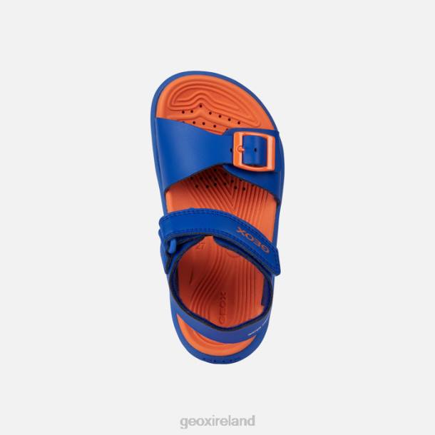 Geox 0ZTB1053 Royal/Orange Sandal Fusbetto Junior