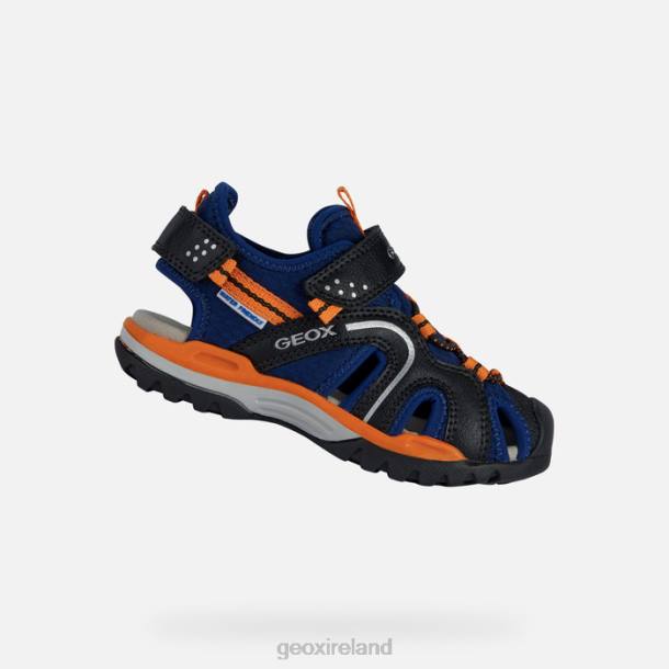 Geox 0ZTB1280 Navy/Orange Borealis Boy