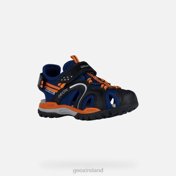 Geox 0ZTB1280 Navy/Orange Borealis Boy