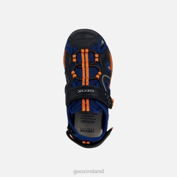 Geox 0ZTB1280 Navy/Orange Borealis Boy