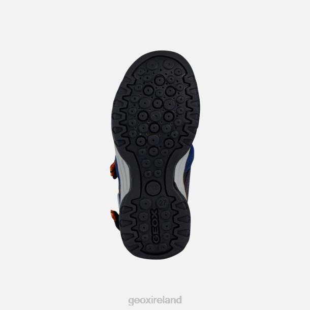 Geox 0ZTB1280 Navy/Orange Borealis Boy