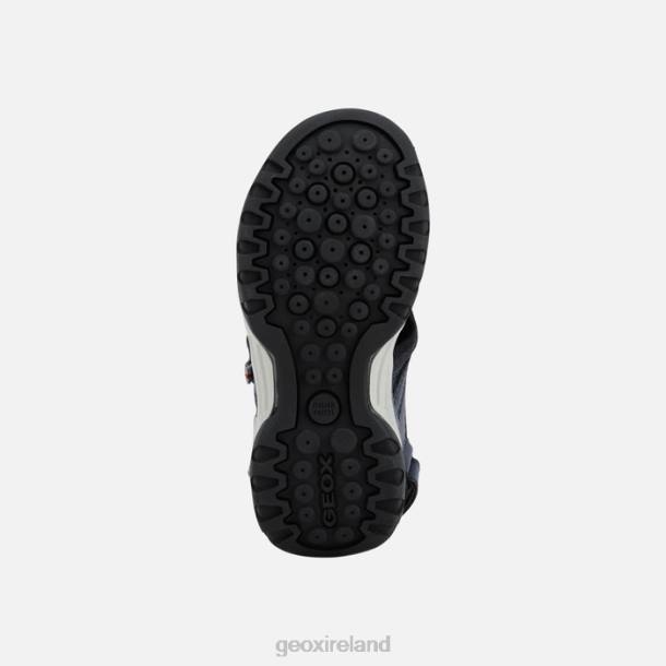 Geox 0ZTB1281 Navy/Red Borealis Boy