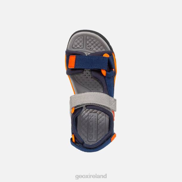Geox 0ZTB1315 Navy/Orange Borealis Boy