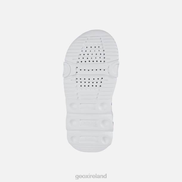 Geox 0ZTB1320 Royal/Orange Sandal Wroom Boy