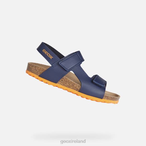 Geox 0ZTB1378 Navy/Orange Ghita Boy
