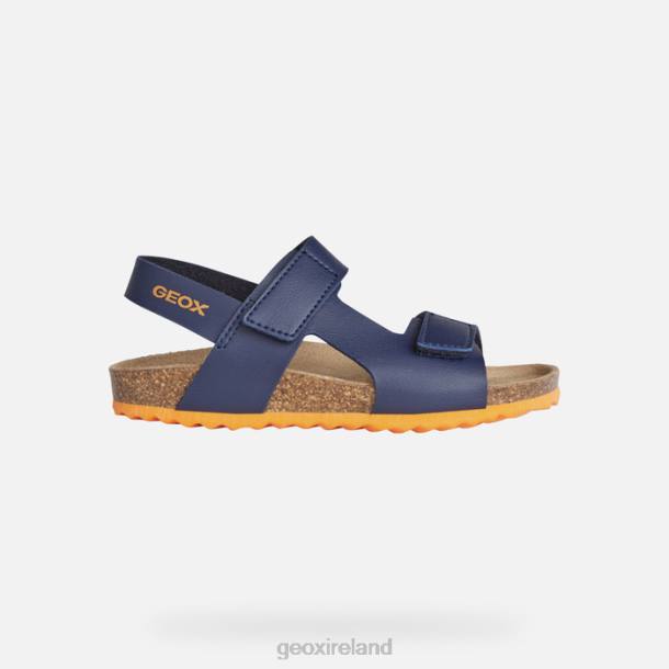 Geox 0ZTB1378 Navy/Orange Ghita Boy