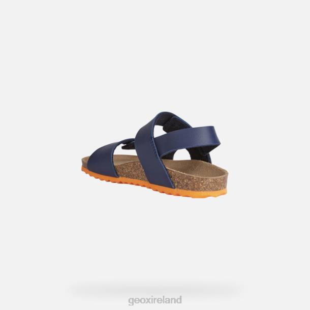 Geox 0ZTB1378 Navy/Orange Ghita Boy
