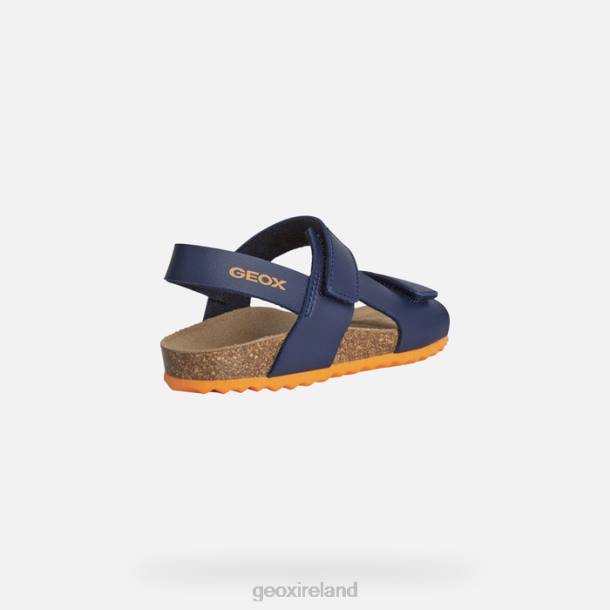 Geox 0ZTB1378 Navy/Orange Ghita Boy