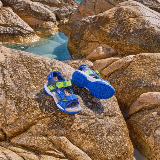 Geox 0ZTB1957 Navy/Lime Borealis Boy