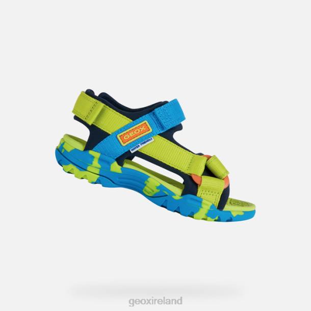 Geox 0ZTB1962 Lime/Sky Borealis Boy