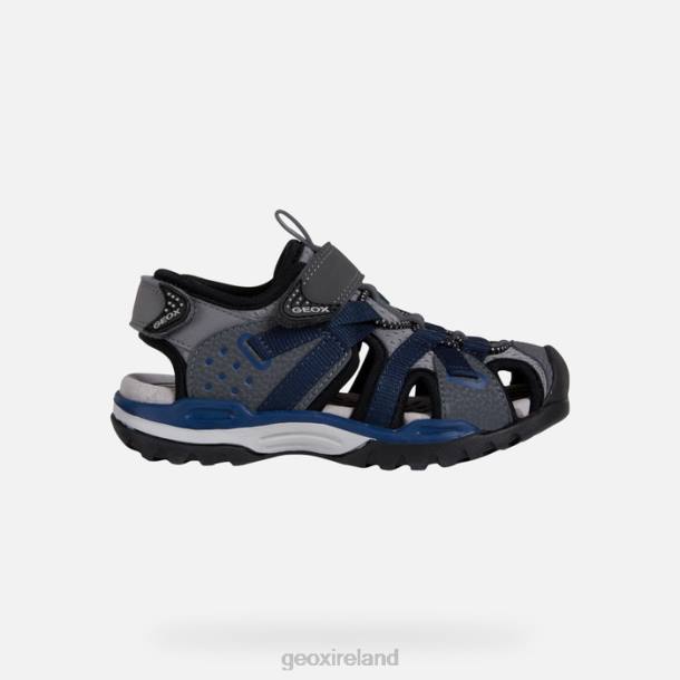 Geox 0ZTB1963 Dark Grey/Navy Borealis Boy