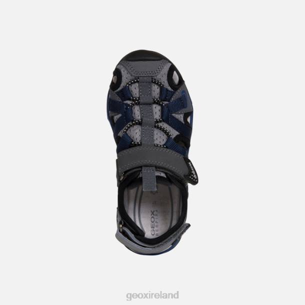 Geox 0ZTB1963 Dark Grey/Navy Borealis Boy