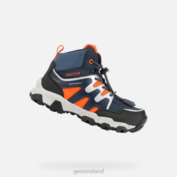 Geox 0ZTB1032 Navy/Orange Magnetar Abx Junior