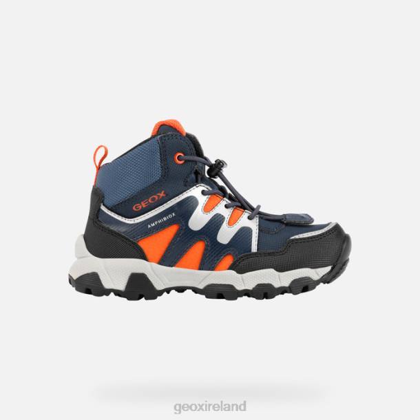 Geox 0ZTB1032 Navy/Orange Magnetar Abx Junior