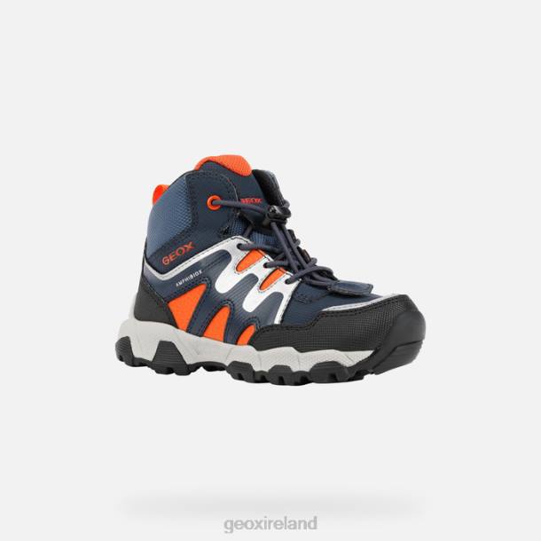 Geox 0ZTB1032 Navy/Orange Magnetar Abx Junior