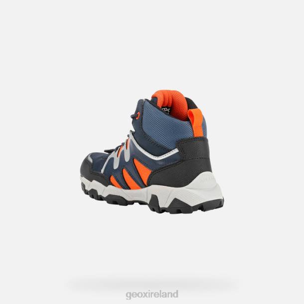 Geox 0ZTB1032 Navy/Orange Magnetar Abx Junior