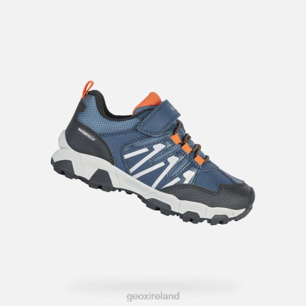 Geox 0ZTB1051 Navy/Orange Magnetar Abx Junior