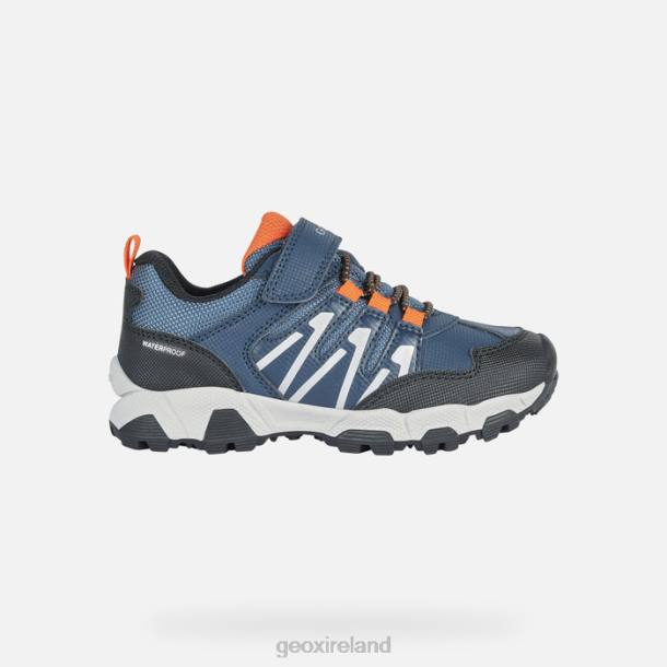 Geox 0ZTB1051 Navy/Orange Magnetar Abx Junior