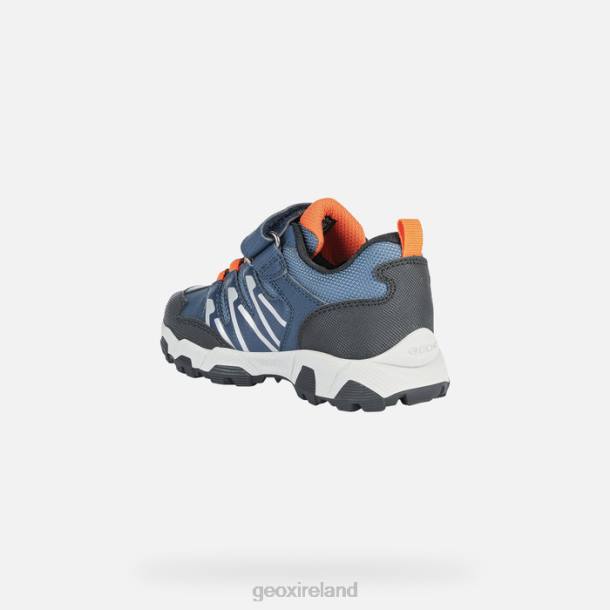 Geox 0ZTB1051 Navy/Orange Magnetar Abx Junior
