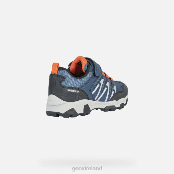 Geox 0ZTB1051 Navy/Orange Magnetar Abx Junior