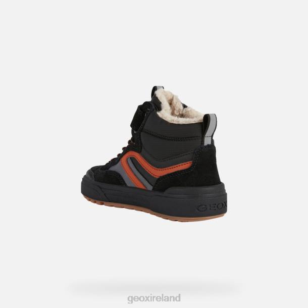 Geox 0ZTB1076 Black/Rust Weemble Abx Junior