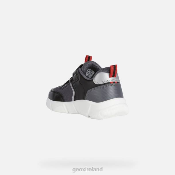 Geox 0ZTB1268 Black/Silver Aril Boy