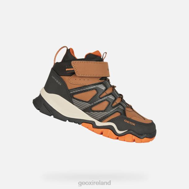 Geox 0ZTB1273 Lt Brown/Black Montrack Abx Boy