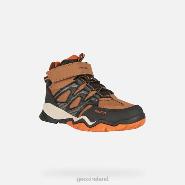 Geox 0ZTB1273 Lt Brown/Black Montrack Abx Boy