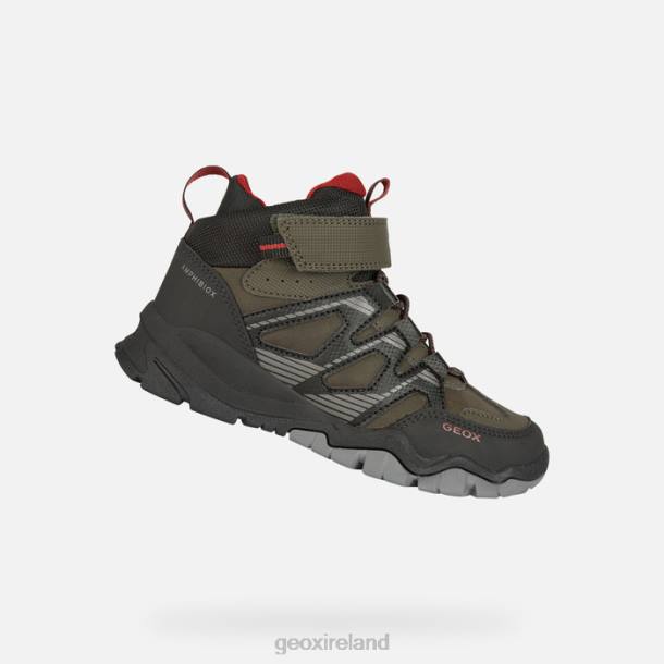 Geox 0ZTB1274 Military/Black Montrack Abx Boy