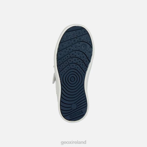 Geox 0ZTB1276 White/Navy Arzach Boy