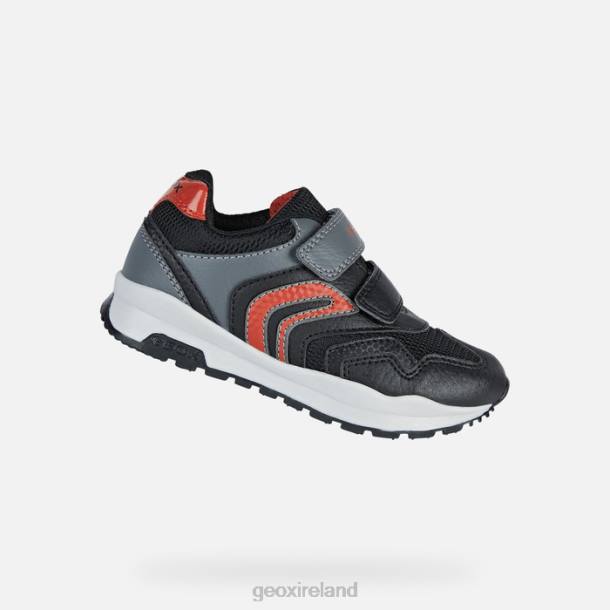 Geox 0ZTB1285 Black/Red Pavel Boy