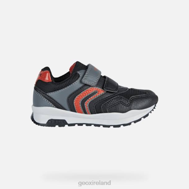 Geox 0ZTB1285 Black/Red Pavel Boy