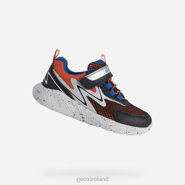 Geox 0ZTB1289 Orange/Black Sprintye Boy