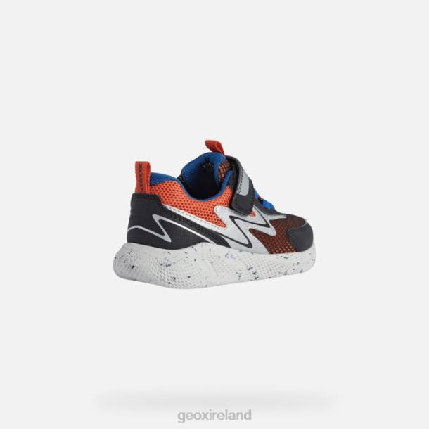 Geox 0ZTB1289 Orange/Black Sprintye Boy