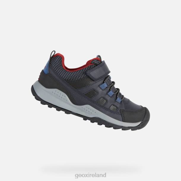 Geox 0ZTB1294 Navy/Dark Red Teram Abx Boy