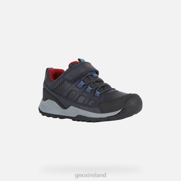 Geox 0ZTB1294 Navy/Dark Red Teram Abx Boy