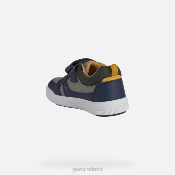 Geox 0ZTB1302 Navy/Dark Yellow Arzach Boy