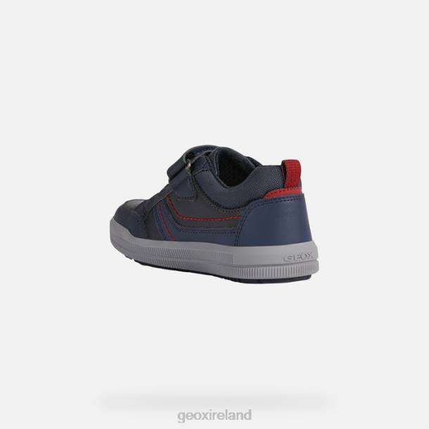 Geox 0ZTB1309 Navy/Red Arzach Boy