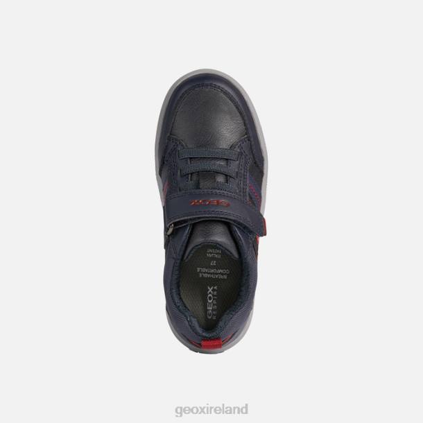 Geox 0ZTB1309 Navy/Red Arzach Boy
