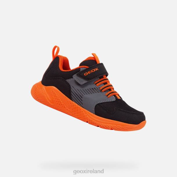 Geox 0ZTB1310 Black/Orange Sprintye Boy