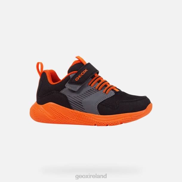 Geox 0ZTB1310 Black/Orange Sprintye Boy