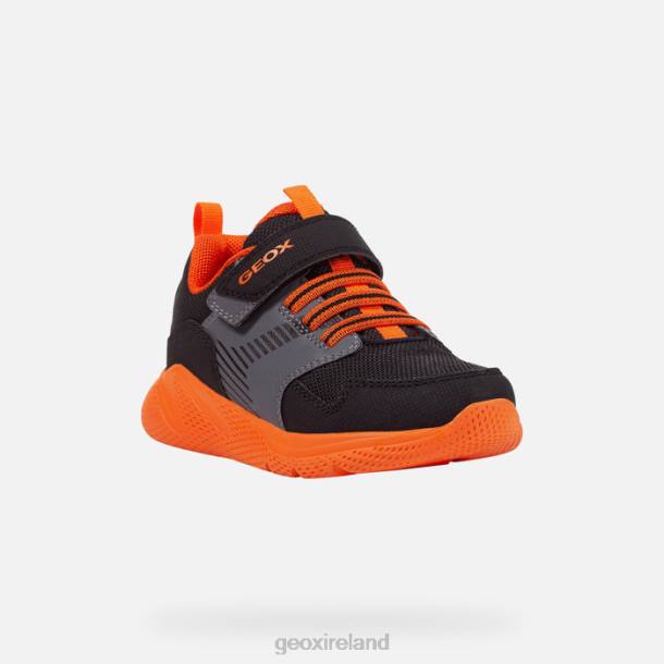 Geox 0ZTB1310 Black/Orange Sprintye Boy
