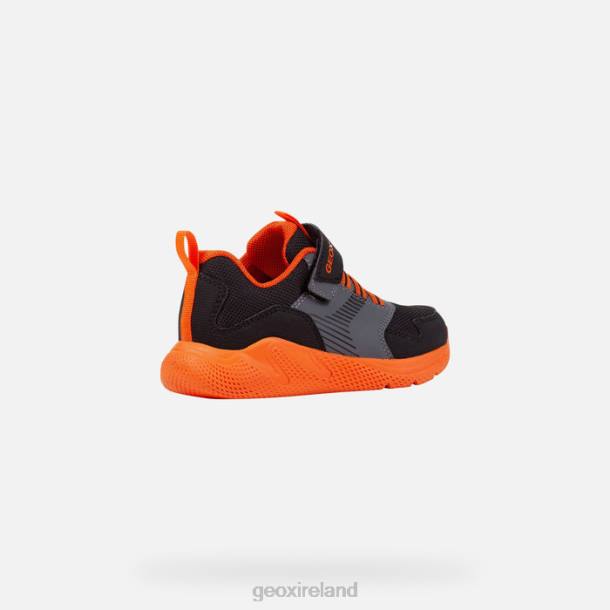 Geox 0ZTB1310 Black/Orange Sprintye Boy