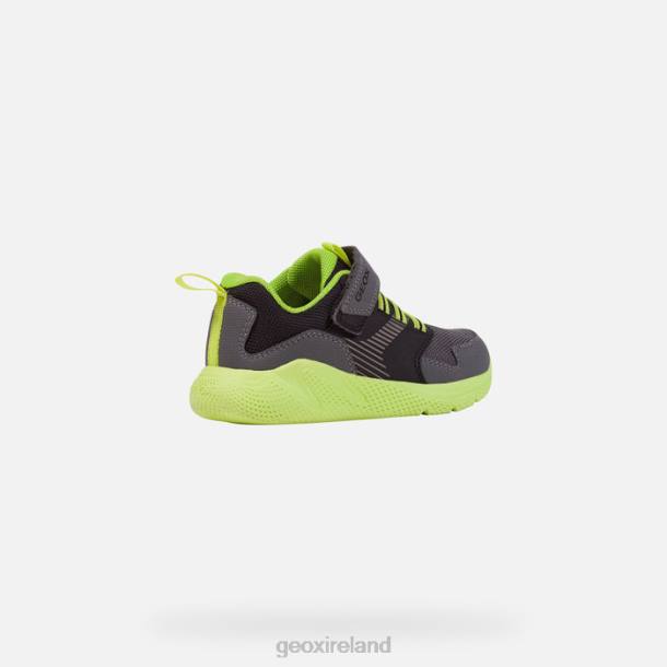 Geox 0ZTB1311 Dark Grey/Lime Sprintye Boy