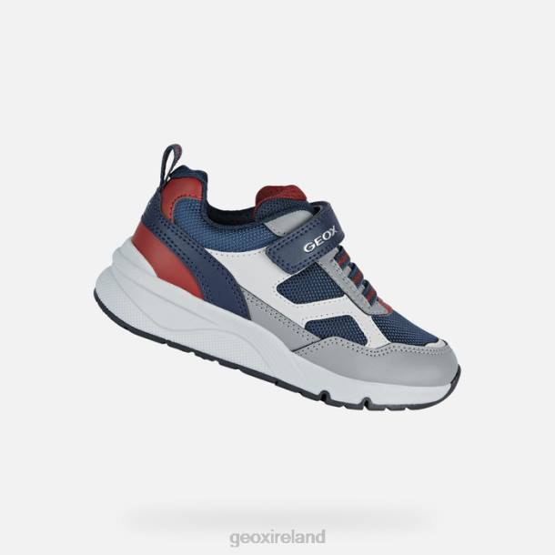 Geox 0ZTB1322 Grey/Navy Rooner Boy