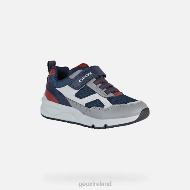 Geox 0ZTB1322 Grey/Navy Rooner Boy