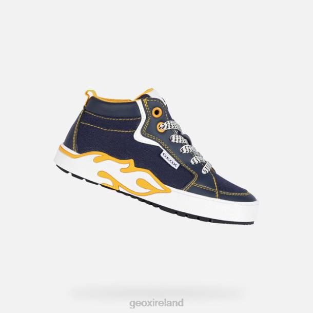 Geox 0ZTB1326 Navy/Yellow Alphabeet Boy