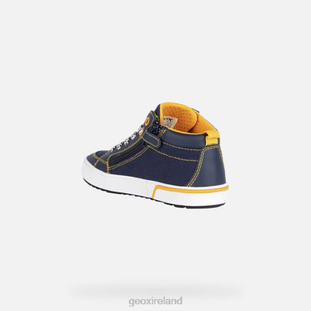 Geox 0ZTB1326 Navy/Yellow Alphabeet Boy