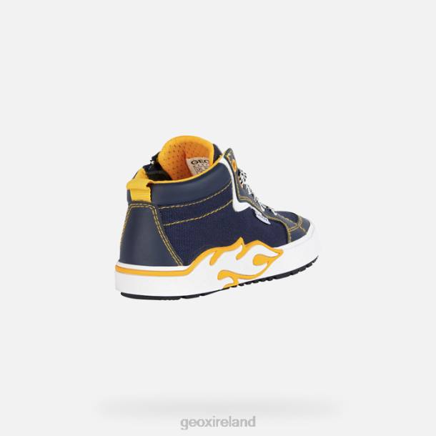 Geox 0ZTB1326 Navy/Yellow Alphabeet Boy